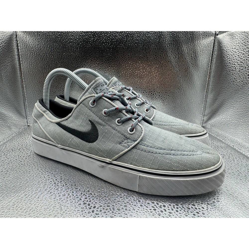 RARE  NIKE Stefan Janoski Boys Gray Skateboard Sneakers‎ Youth 6Y 654861-006